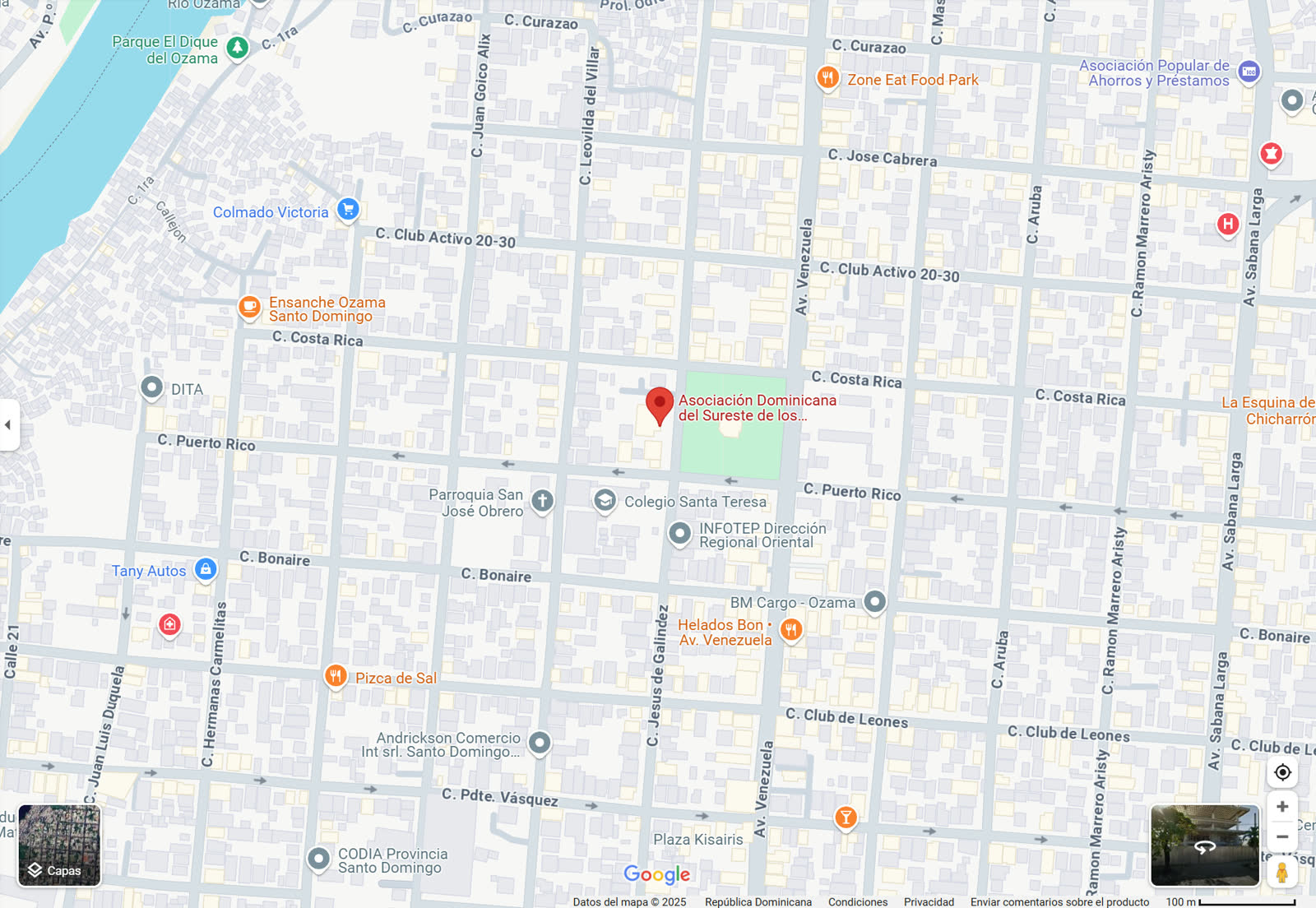 Ubicación de la sede de ADOSE